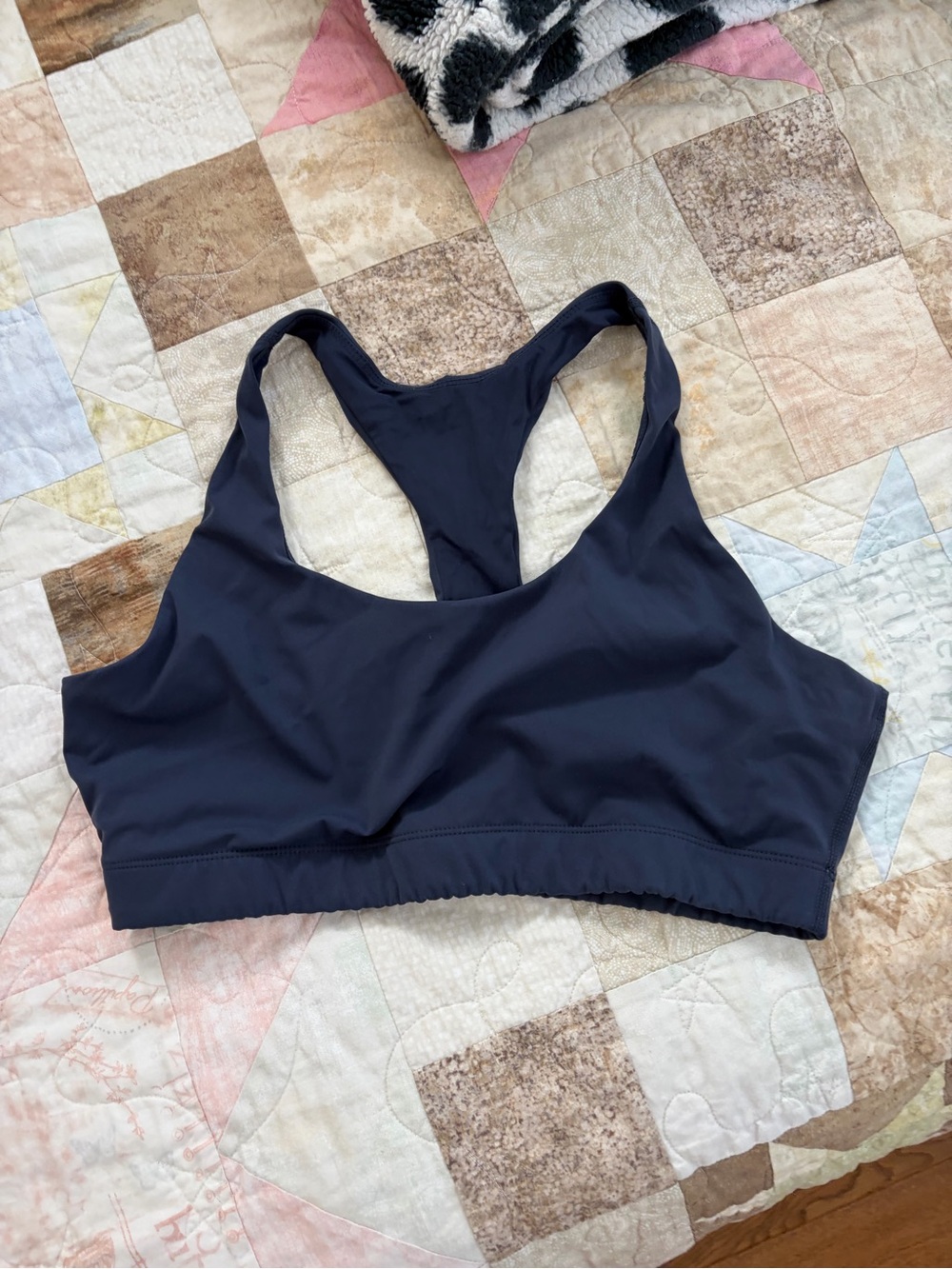 Outdoor Voices Women's Navy Racerback Sports Bra